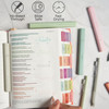 BLIEVE Bible Highlighters And Pens No Bleed, Chisel Tip & Rollerball Pens, Multicolor Ink, Comfort Grip & Fast Dry,