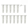 Centrifuge Tubes 200 Pack 2ml Polypropylene Clear Graduated Mirco Test Tubes with Snap Cap for Sample Storage