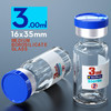 Ks-Tek Sterile Empty Vials with Self Healing Injection Port,with Flip Off Aluminum Cap,Sterile Package (3ml,10)