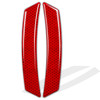 muekzru Car Reflective Trim Side Marker Stickers,Automotive Exterior Accessories Reflector Guard for Car SUV Pickup