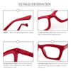 REAVEE 3 Pack Reading Glasses for Women Blue Light Blocking, Oversized Cute Square Fashion Computer Readers with