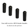 Replacement of Rubber Tips for 5/8 Wheelchair and Transport Chair Brake Wheel Locks, Brake Grip, Brake Handle for