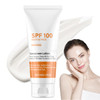 Spf 100 Face Sunscreen Moisturizer - Travel Size Sunblock - Oil Free Facial Sun Screen - Sun Screen Protector for Face