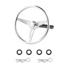 TCRC Aluminum Universal RC Car Steering Wheel for 1/10 RC Rock Crawler Axial SCX10 Traxxas TRX4 RC4WD D90 D110