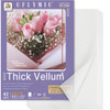 Thick Translucent Printable Vellum Paper 8.5 x 11, Oplymio 42 Sheets 167GSM