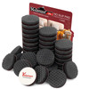 Yelanon Non Slip Furniture Pads -36 pcs 1Furniture Grippers, Non Skid Furniture Legs,Self Adhesive Rubber Furniture