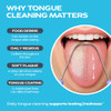 DrTung's Stainless Steel Tongue Scraper - Adults & Kids - 1 Pack