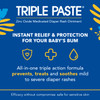 Triple Paste Diaper Rash Cream, Zinc Oxide Baby Ointment, 3 oz