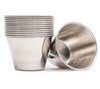 EHOMEA2Z Ramekins Stainless Steel Condiment Sauce Cups, Metal Ramekins, Commercial Grade, Multifunctional, Ideal for