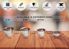 EHOMEA2Z Ramekins Stainless Steel Condiment Sauce Cups, Metal Ramekins, Commercial Grade, Multifunctional, Ideal for