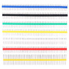 Glarks 70Pcs 2.54mm Straight Single Row Breakable PCB Board 40Pin Male Pin Header Connector Set for Arduino Prototype