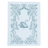 Pearhead Hardcover Journal Notebook 6x8  Blue Swan College-Ruled Writing Journal with 200 Lined Pages for Notes, Work