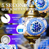 UV Resin Kit with Light, 60g UV Glue for Bonding & Curing in Seconds