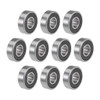 uxcell 6000-2RS Deep Groove Ball Bearings Z2 10x26x8mm Chrome Steel 10pcs