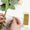 114 Yards 26-Gauge White Floral Metal Wire: Flexible Paddle Wire for Flower Arrangements, Crafts, Christmas Wreaths,