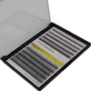 1Tray,400-count Beauty Nature Long Fishtail Style Individual Fake False Eyelashes Clusters Mixed 8-16mm High Volume 3D