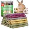 52Pcs Rabbit Chew Sticks, Guinea Pig Toys, Natural Timothy Teeth Stick