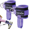 Ankle Straps for Cable Machines Kickbacks - Glute Workout Cuffs Padded
