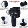 Ankle Straps for Cable Machines Kickbacks - Glute Workout Cuffs Padded