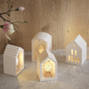 Art House Shape Resin Silicone Molds,3D Silicone House Candle Mold