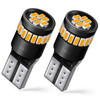 AUXITO 194 LED Bulb Amber Yellow 168 2825 W5W T10 Wedge 24-SMD 3014 Chipsets Replacement Bulbs for Car Dome Map