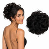 CAISHA Big Hairpiece Scrunchy Updo Bridal Hairstyle curly Messy Bun Dark Chocolate Brown G2E