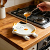 Cat Spoon Rest, Ceramic Cute Spoon Holder Rest for Stove Top, Cat Kitchen Accessories, Stove Holder Utensil Spoon Rest