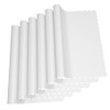 Disposable Paper Placemats, Scalloped Edge Table Mats, White, Pack of 100