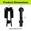 Ear Clip Electrodes,Rubber Ear Clip Accessories Compatible for Tens 7000