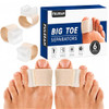 FULEEAN Big Toe Spacers,Hallux Valgus Corrector,Relieve Bunion Pain,Prevent Overlapping Toes, All-Day Comfort for Men