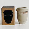 Gencywe Ceramic Travel Mugs with Silicone Lids, 15 oz Portable Coffee Mug Travel Unique To Go Mug, Reusable Coffee
