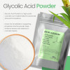 Glycolic Acid Powder (2 Oz/56 Grams) DIY Glycolic Crystal Powder is Pure, DIY Glycolic Acid Peels, Lotion and Serum by