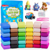 ifergoo Air Dry Clay, 36 Colors Magic Foam DIY Molding Clay for Slime