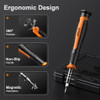 JOREST Small Precision Screwdriver Set with Torx Triwing Phillips, Mini Repair Tool Kit for Macbook, Computer, Laptop,