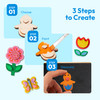 JOYIN 12 Wooden Magnet Creativity Arts & Crafts Painting Kit for Kids, Decorate Your Own Painting Gift for Halloween