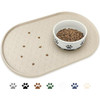 KPWACD Dog Food Mat Anti-Slip Bowl Mats, High-Lips Waterproof Pet Placemat