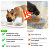 KPWACD Dog Food Mat Anti-Slip Bowl Mats, High-Lips Waterproof Pet Placemat