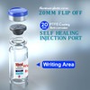 Ks-Tek Sterile Empty Vials with Self Healing Injection Port,with Flip Off Aluminum Cap,Sterile Package (10ml,10)