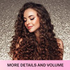 Lanzhire Heatless Curling Headband for Overnight Curls, No Heat Curlers for Long and Short Hair (Blue Tie Dye)