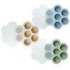 PandaEar 3 Pack Baby Food Freezer Tray with Lids, Silicone Baby Food Storage Container for Homemade Baby Food, Purees,
