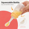 Pigeon Baby Weaning Spoon with Squeeze Bottle for Babies 6+ Months, 4 Oz