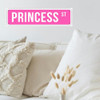 Princess Street Sign Pink Princess Room Decor Pink Princess St Tin Sign Y2k Wall Decor For Girl Bedroom Vintage Girly