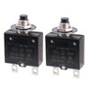 RKURCK Thermal Circuit Breaker 25 Amps, Thermal Overload Protector L1 Series 125-250V AC 50V DC Push Button Manual
