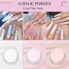Saviland Acrylic Nail Starter Kit: Clear Pink Nude