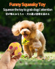 SCHITEC Squeaky Dog Balls, [4 Pack] Interactive Latex Rubber Squeak Dog Toys, 2.4'' Soft Bouncy Fetch Play Ball Toy