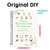 SLWBZ Watercolor Workbook Animals, 15 Different Patterns of Original DIY Designs, Beginner-Friendly Watercolor