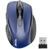 TECKNET Wireless Mouse, 2.4G Ergonomic Computer Mouse, 2600 DPI, Blue