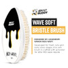 The Cut Buddy Nick Wavy Collection 360 Wave Brush, Medium-Soft Boar Bristles for Drag, Crown Detailing, Beard and