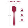 U-Taste Silicone Large Spatula, 600ºF High Temp Bowl Scraper, 11.38in, Red
