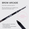 Vivienne Sabo Brow Arcade Eyebrow Pencil Fine Tip Pen with Spoolie Brush, Smudge-Proof Color for Cool-Toned Hair,